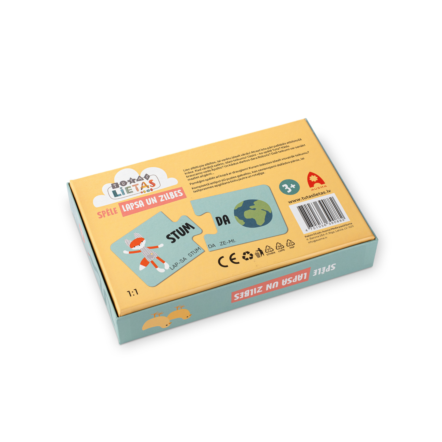 Spēle “Lapsa un zilbes”