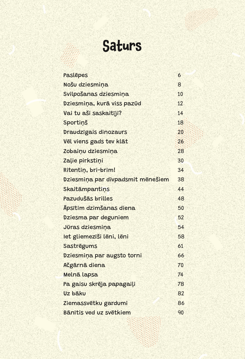 "Dziesmas bērniem 2" nošu grāmata
