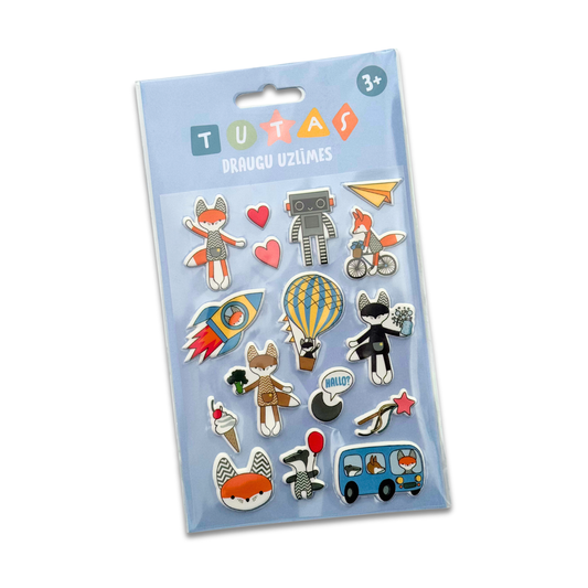 Tutas draugu mīkstās uzlīmes