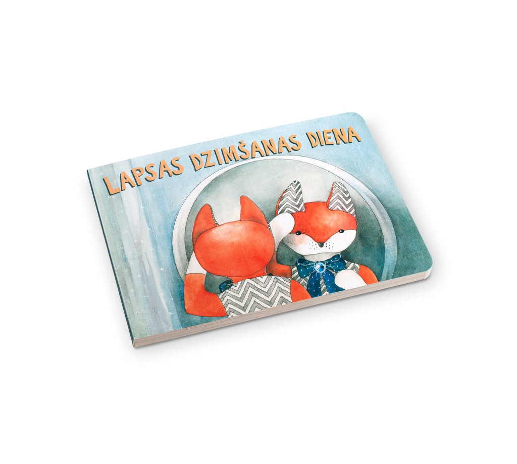 Kartona bilžu grāmata "Lapsas dzimšanas diena"